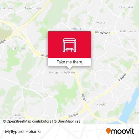 Myllypuro map