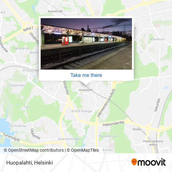 Huopalahti map