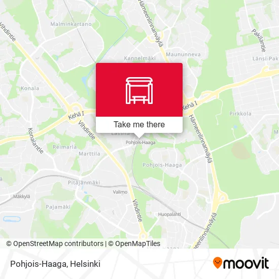 Pohjois-Haaga map
