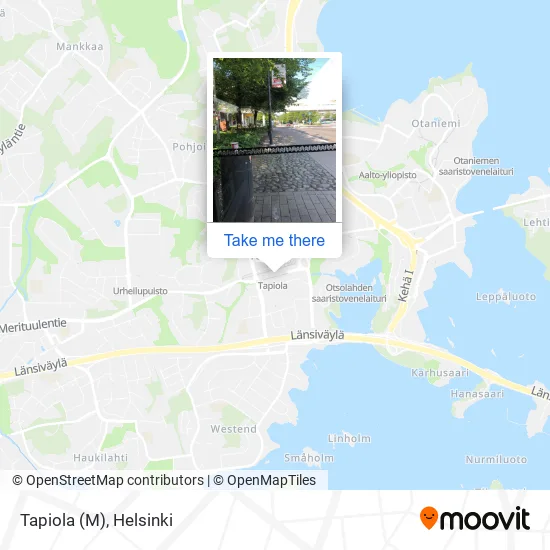 Tapiola (M) map