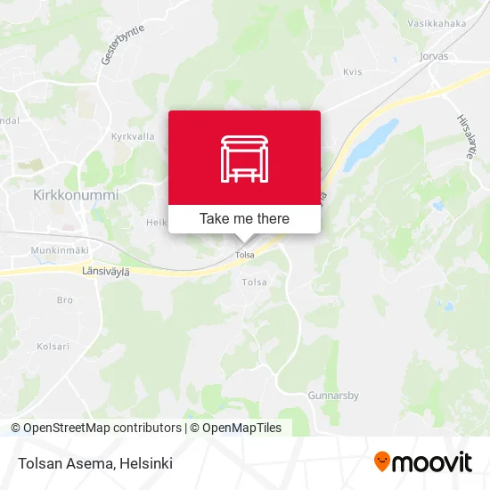 Tolsan Asema map