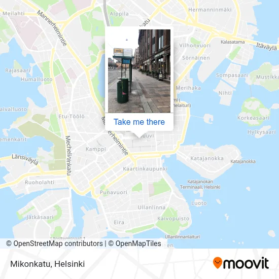 Mikonkatu map