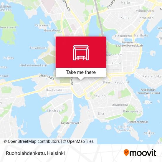 Ruoholahdenkatu map