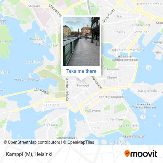 Kamppi (M) map