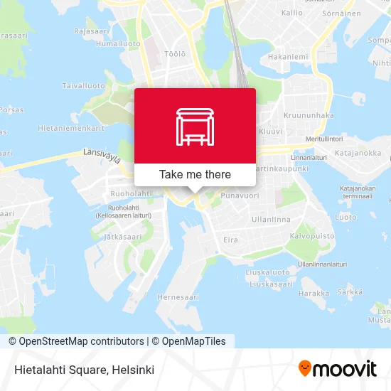Hietalahti Square map
