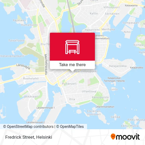 Fredrick Street map