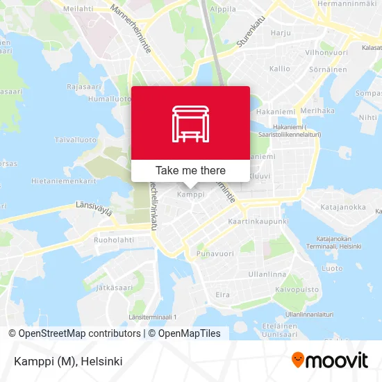 Kamppi (M) map