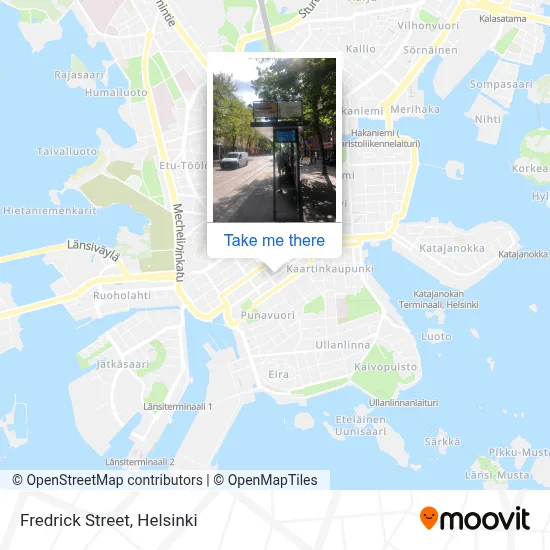 Fredrick Street map