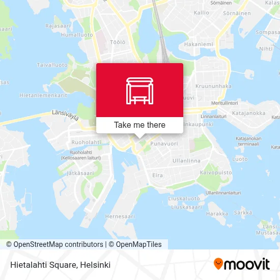Hietalahti Square map