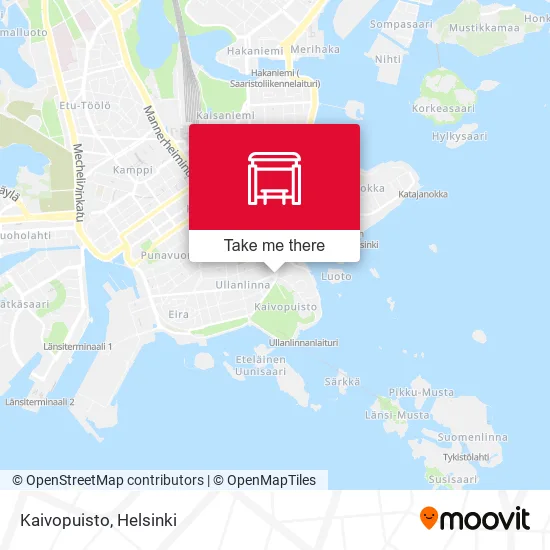 Kaivopuisto map