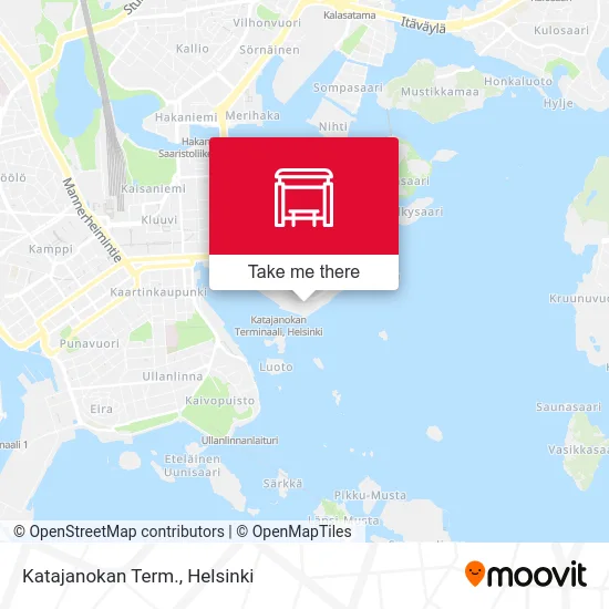 Katajanokka Terminal map