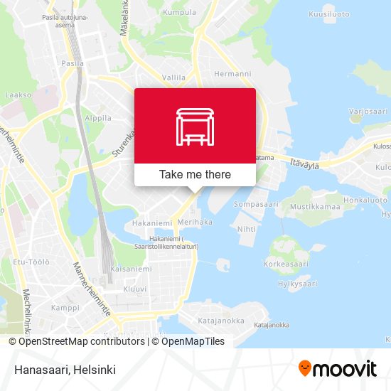 Hanasaari map