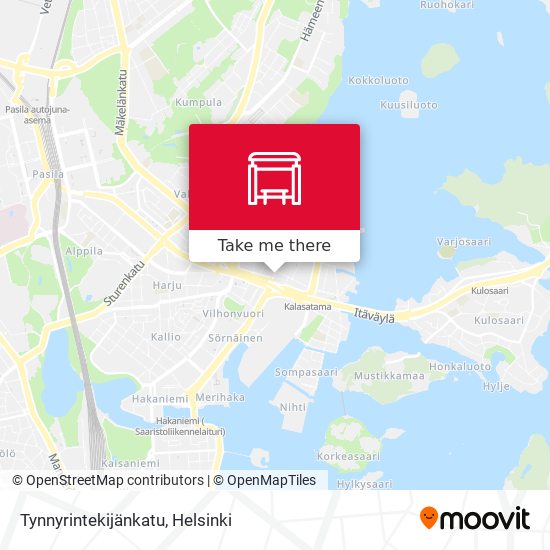 Tynnyrintekijänkatu map