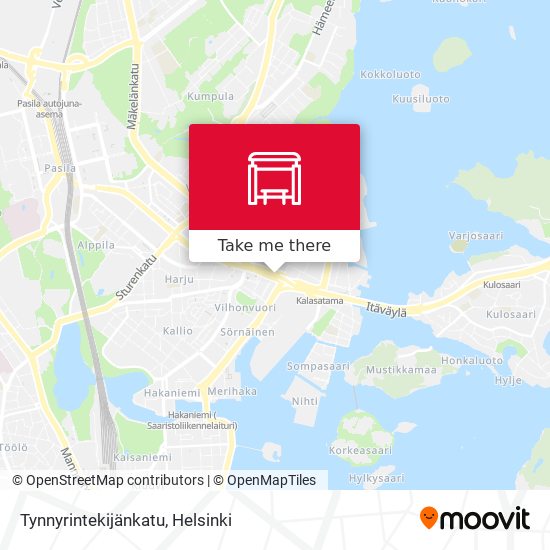 Tynnyrintekijänkatu map
