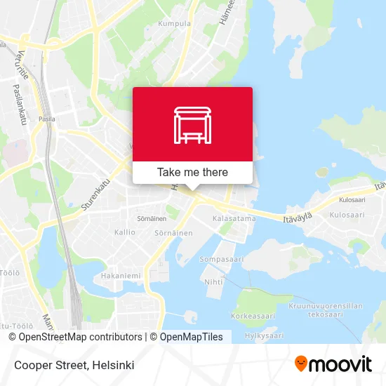 Cooper Street map