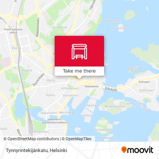 Tynnyrintekijänkatu map