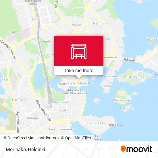 Merihaka map