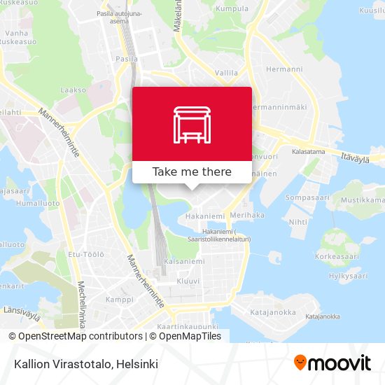 Kallion Virastotalo map