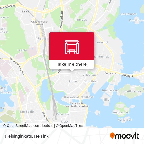 Helsinginkatu map