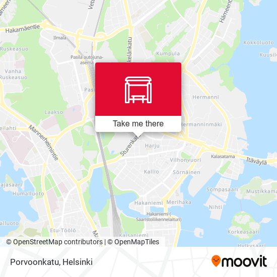 Porvoonkatu map