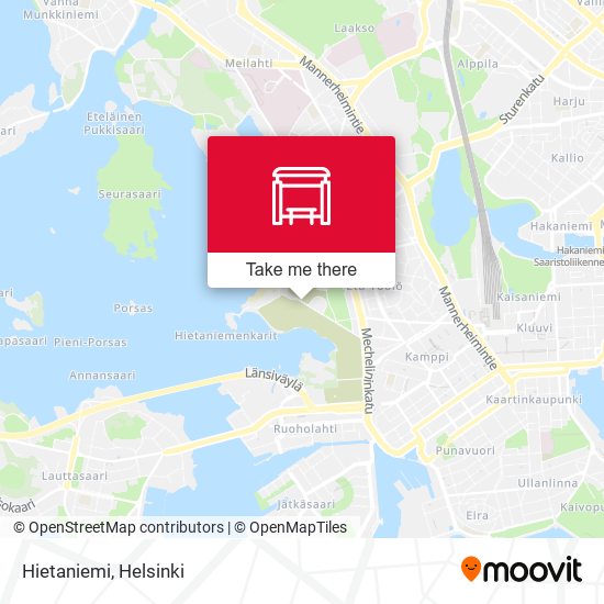 Hietaniemi map