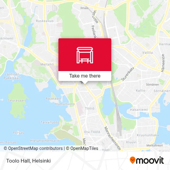 Toolo Hall map