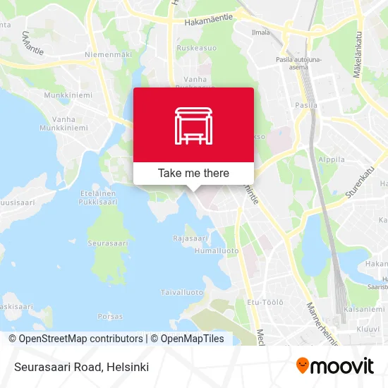 Seurasaari Road map