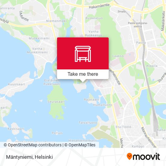 Mäntyniemi map