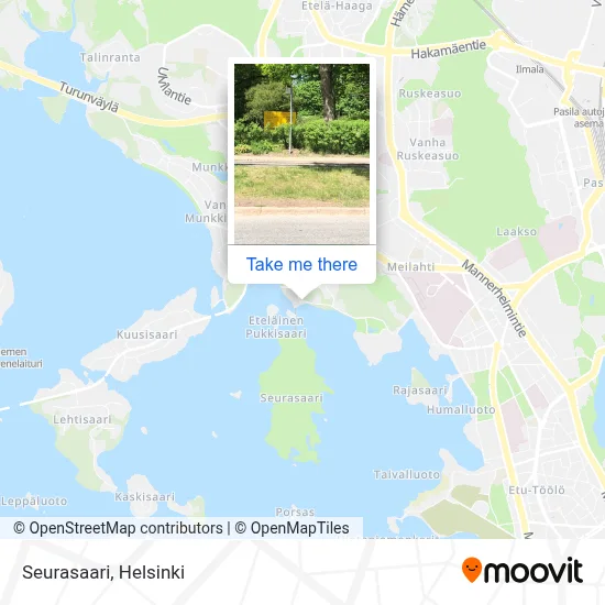 Seurasaari map