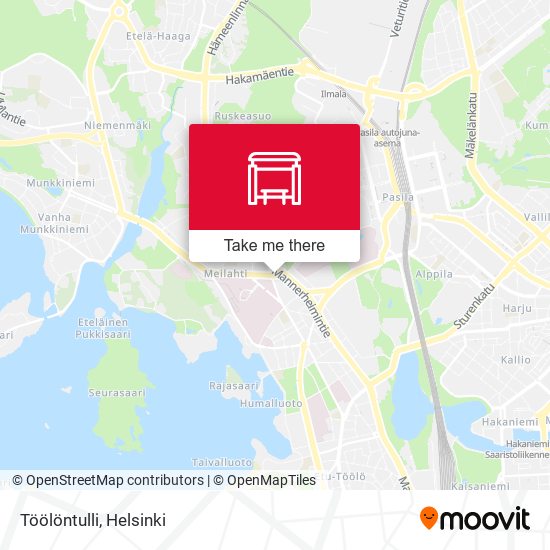 Töölöntulli map