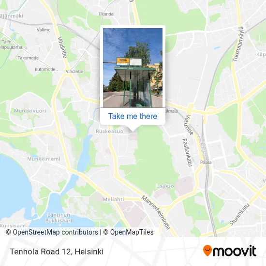 Tenhola Road 12 map