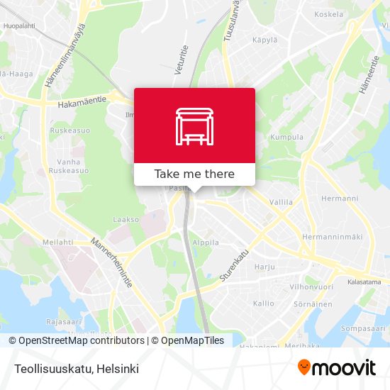 Teollisuuskatu map