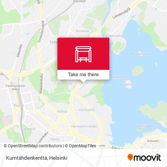 Kumtähdenkenttä map