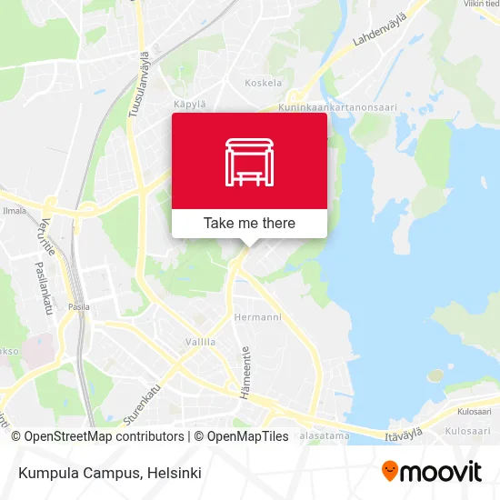 Kumpula Campus map