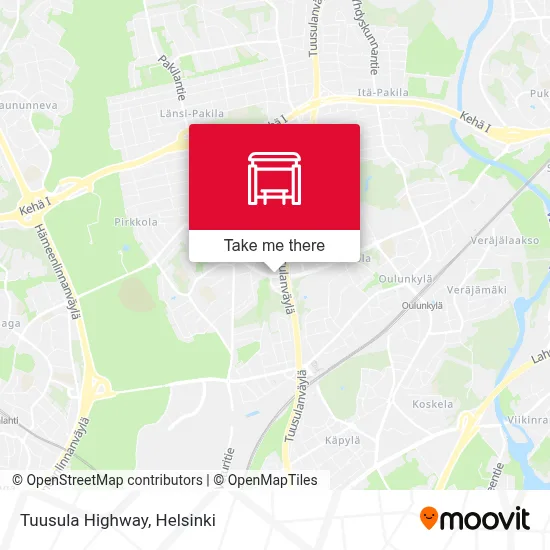 Tuusula Highway map