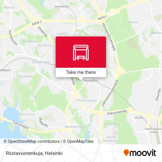 Riistavuorenkuja map