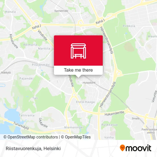 Riistavuori Alley map