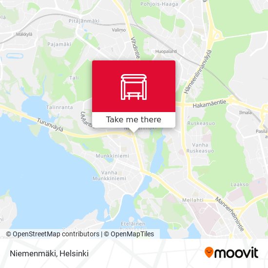 Niemenmäki map