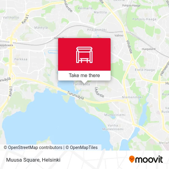 Muusa Square map