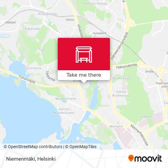 Niemenmäki map