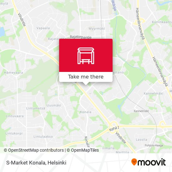 S-Market Konala map