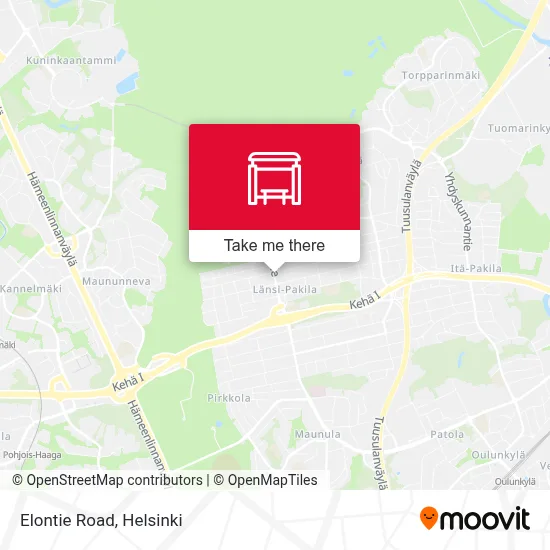 Elontie Road map