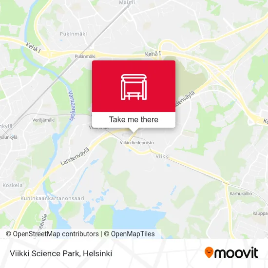 Viikki Science Park map