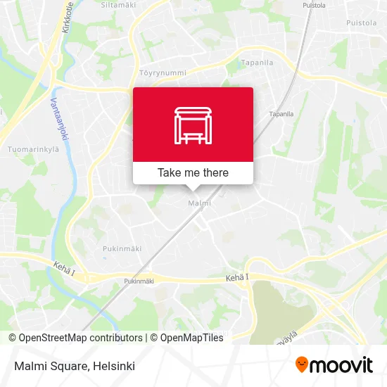 Malmi Square map
