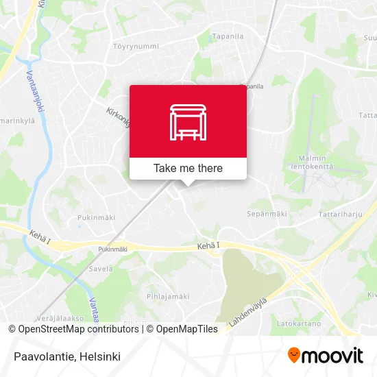 Paavolantie map