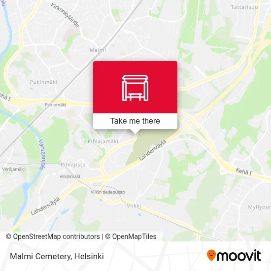 Malmi Cemetery map