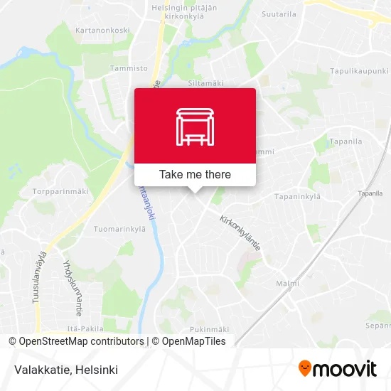 Valakka Road map