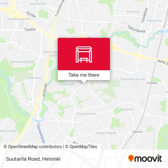 Suutarila Road map