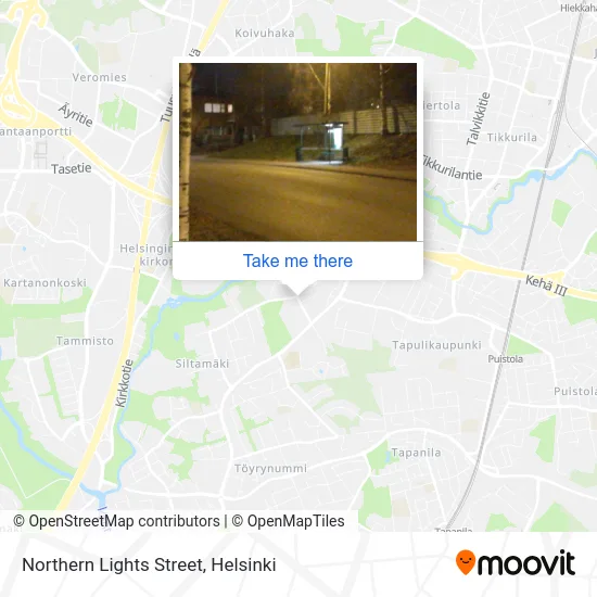 Northern Lights Street map