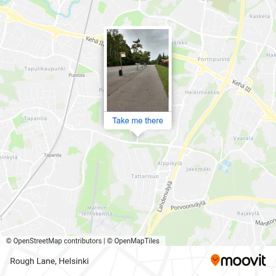 Rough Lane map